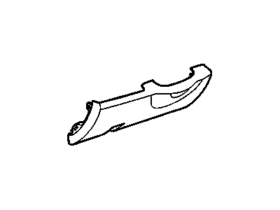 GM 15116564 Bolster Assembly, Instrument Panel Driver Knee *Ebony
