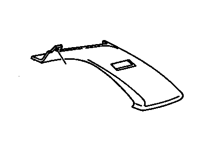 GM 10162244 PANEL, Rear Quarter Upper (Above Belt)