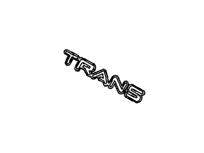 1992 Pontiac Trans Sport Emblem - 10186599