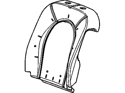 Buick Lucerne Seat Cushion Pad - 15268885