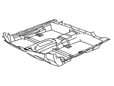 GM 25654649 Carpet Assembly, Floor <Use 1C1M*Gray D