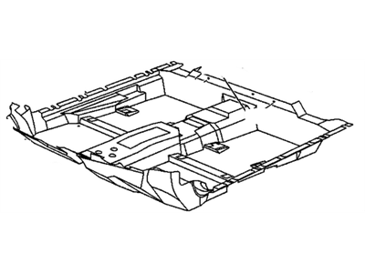 GM 25654651 CARPET, Front/Complete Floor