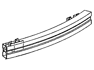 GM 25771243 Bar Assembly, Rear Bumper Imp