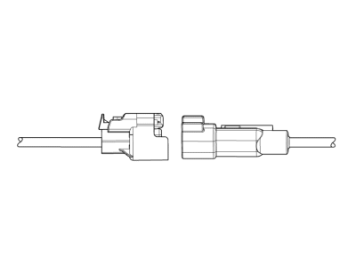 2015 Chevrolet Colorado Body Wiring Harness Connector - 19369184
