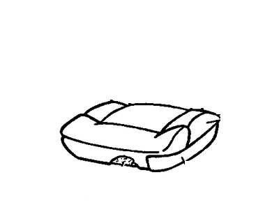 1997 Cadillac Deville Seat Cushion Pad - 16796959