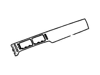 GM 25868199 Plate Assembly, Instrument Panel Center Trim *Burlwood