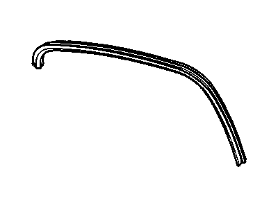 GM 10350750 Weatherstrip Assembly, Rear Side Door Window Inner