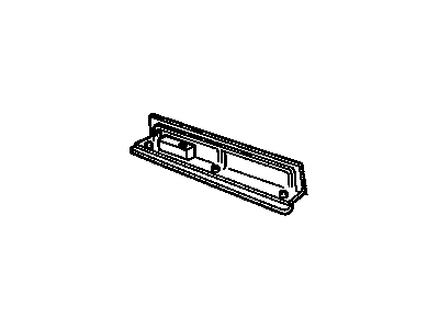 GM 20480374 Cover Assembly, Roof Lift Off Window Latch *Black