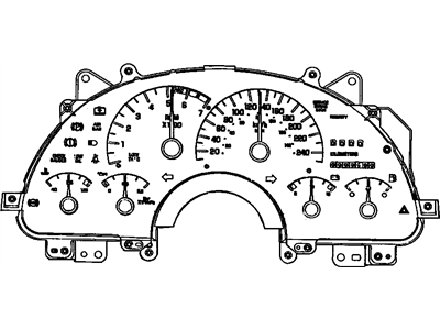 1995 Pontiac Firebird Speedometer - 16194302