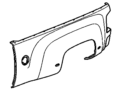 GM 15165438 Fender,Rear