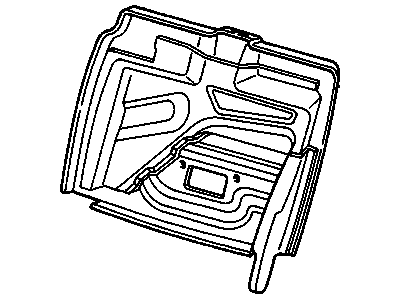 GM 20473135 Frame Assembly, Driver Seat Back Cushion