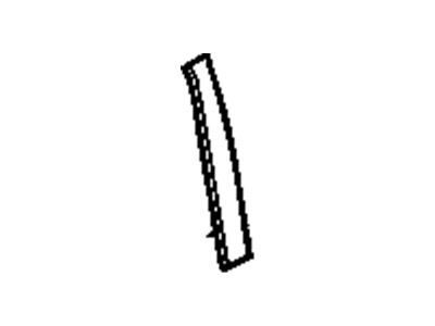 GM 19351649 Applique Asm,Front Side Door Window Frame Rear