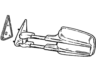 GM 15170329 Mirror Assembly, Outside Rear View (Cvx Glass)