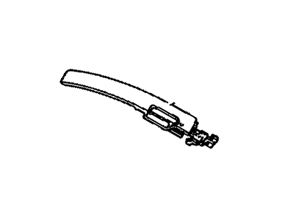 GM 16627464 Handle Assembly, Front Side Door Outside *Black