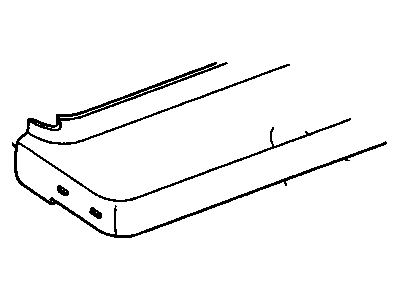 GM 22515802 Filler, Rear Bumper Upper