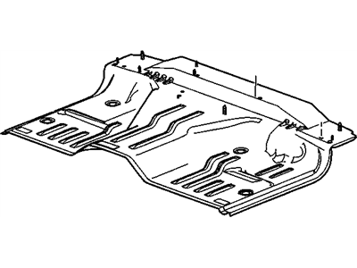 GM 20939876 Panel, Rear Floor