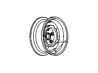 GMC Suburban Spare Wheel - 9591786