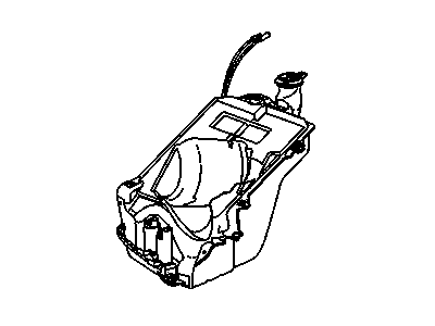 GM 25783868 Container Asm,Windshield Washer Solvent(W/Windshield Washer Pump&Rear Window Washer Pump)<See