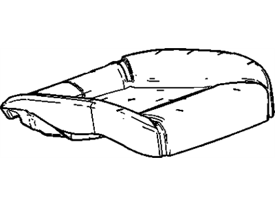 2011 Chevrolet Cruze Seat Cushion Pad - 95970351