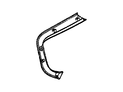 GM 13129737 Molding,Lift Gate Window Side Garnish