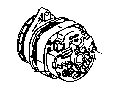 GM 19135991 Reman Alternator (Delco Cs144 140 Amps)