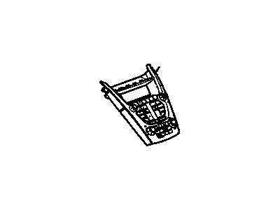 GM 84096720 Control Assembly, Amplitude Modulation/Frequency Modulation Stereo Radio *Argent