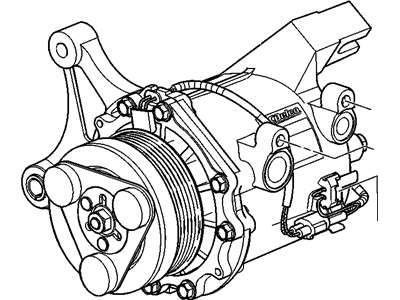 2007 Saturn Relay A/C Compressor - 19257978