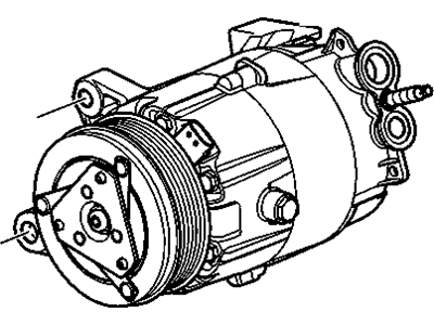 Cadillac SRX A/C Compressor - 19419918