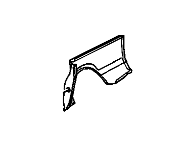 20243539 GM Panel, Quarter Outer (Rh) Illustration 1 of 1
