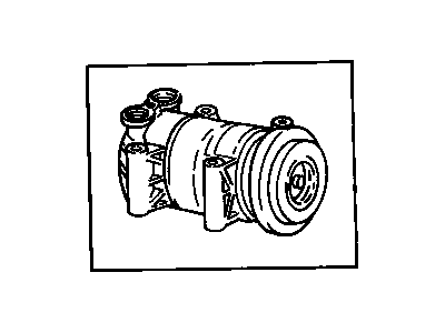 GM 89019373 Air Conditioner Compressor Assembly