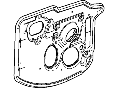 GM 15810950 Barrier Assembly, Brake Pedal Bracket Sound