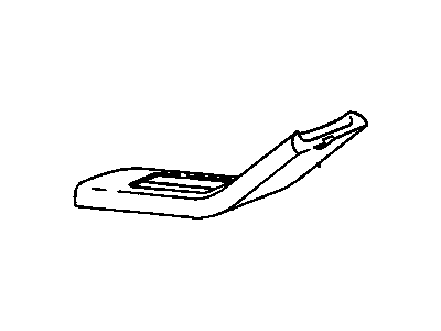 GM 22600832 Plate Assembly, Front Floor Console Trans Shift Opening Trim*Gray Mount 22600832 GM Plate Assembly, Front Floor Console Trans Shift Opening Trim*Gray Mount Illustration 1 of 1