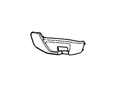 GM 25900193 Panel Assembly, Rear Seat Cushion Trim *Medium Cashmere