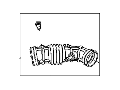 Pontiac Air Intake Coupling - 96808176