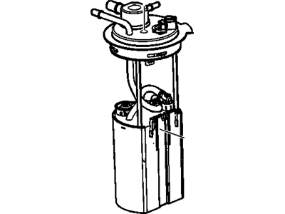 2007 GMC Sierra Fuel Pump - 19352890