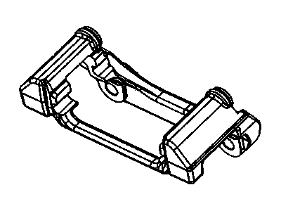 GM 22799315 Bracket, Rear Brake Caliper *Gray Metal