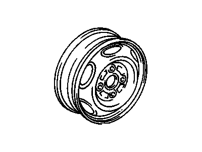 Chevrolet Prizm Spare Wheel - 94852725