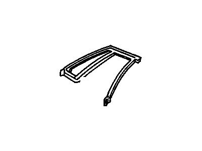 GM 25651904 Window Assembly, Front Side Door Stationary (W/ Front Side Door Window W