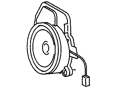 GM 16157257 Speaker,Radio Front Side Door Lower Front