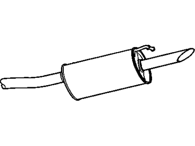 Buick Lucerne Muffler - 15921939