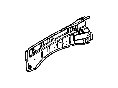 GM 15231406 Extension,Front Compartment Side Rail To Front Panel