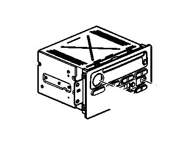 GM 10356164 Radio,Amplitude Modulation/Frequency Modulation Stereo & Clock & Tape Player & Cd Player