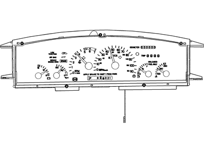 Pontiac Trans Sport Speedometer - 16166242