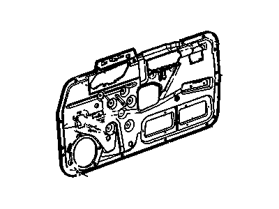 GM 12363330 Panel Asm,Front Side Door Inner Mounting
