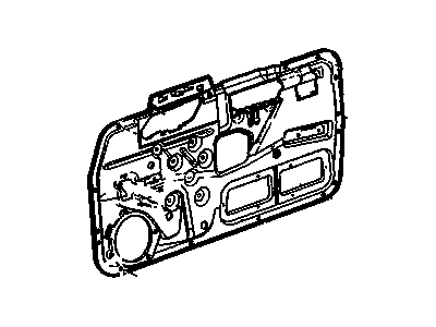 GM 12363325 Panel Asm,Front Side Door Inner Mounting