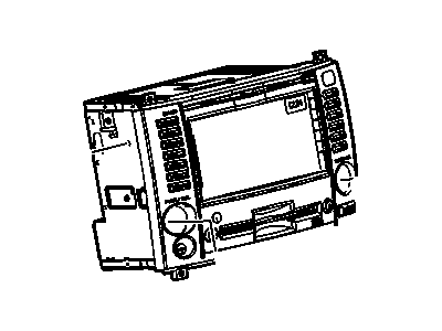 GM 10373848 Radio Assembly, Amplitude Modulation/Frequency Modulation Stereo & Audio Disc Player