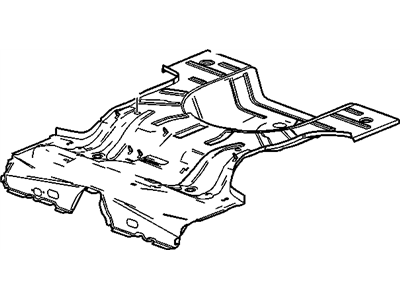 Saturn Aura Floor Pan - 25821561