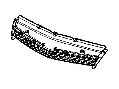 GM 96804135 Grille, Radiator Upper