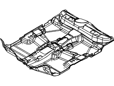 GM 94706281 Carpet,Front Floor Panel *Charcoal