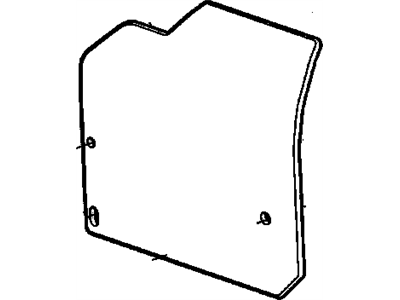 GM 12629286 Shield,Starter Heat